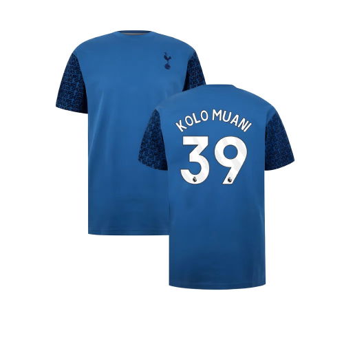 Tottenham Hotspur Graphic T-shirt (Blue) (Kolo Muani 39)