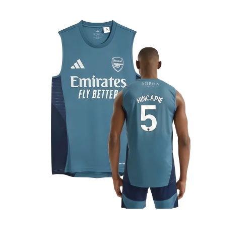 2025-2026 Arsenal Sleeveless Jersey (Blanch Blue) (Hincapie 5)