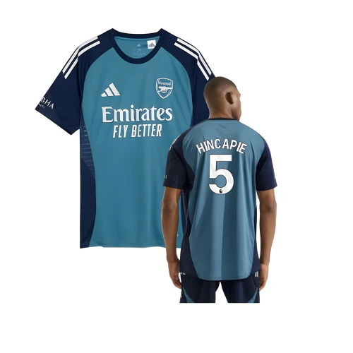 2025-2026 Arsenal Training Shirt (Blanch Blue) (Hincapie 5)