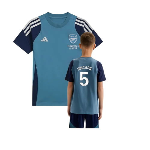 2025-2026 Arsenal Training Tee (Blanch Blue) - Kids (Hincapie 5)