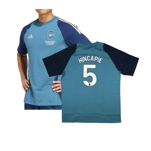 2025-2026 Arsenal Training Tee (Blanch Blue) (Hincapie 5)
