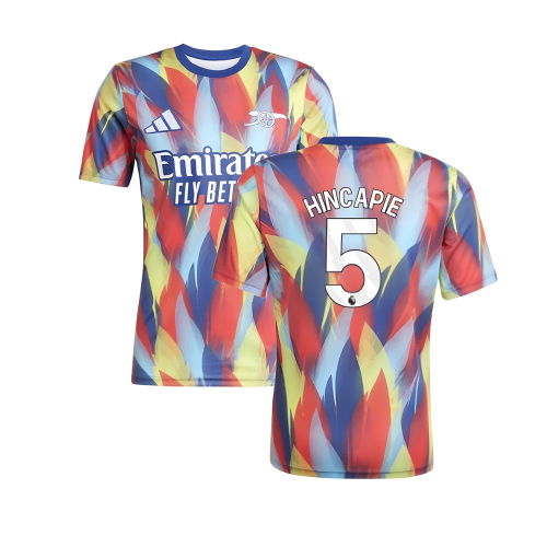 2025-2026 Arsenal Pre-Match Shirt (Victory Blue) - Kids (Hincapie 5)