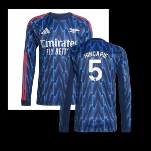 2025-2026 Arsenal Long Sleeve Away Shirt (Hincapie 5)