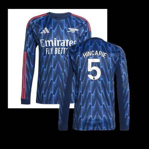 2025-2026 Arsenal Long Sleeve Away Shirt (Hincapie 5)