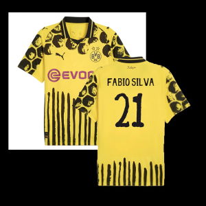 2025-2026 KIDSUPER x Borussia Dortmund CWC Home Shirt (Fabio Silva 21)