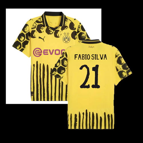 2025-2026 KIDSUPER x Borussia Dortmund CWC Home Shirt (Fabio Silva 21)