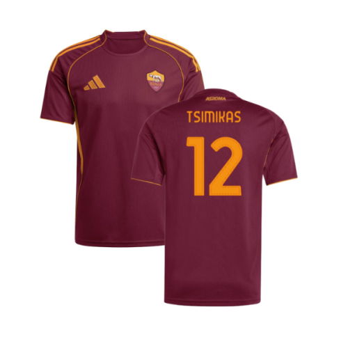 2025-2026 AS Roma Home Shirt (Tsimikas 12)