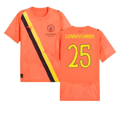 2025-2026 KIDSUPER x Manchester City CWC Shirt (Neon Sun) (Donnarumma 25)  2025-2026 KIDSUPER x Manchester City CWC Shirt (Neon Sun) (Donnarumma 25)