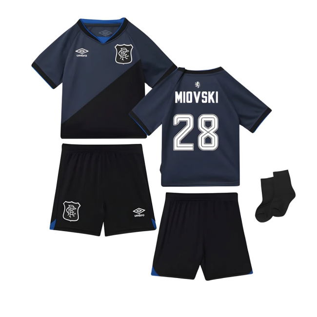 2025-2026 Rangers Third Baby Kit (Miovski 28)