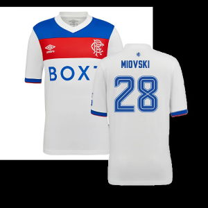 2025-2026 Rangers Away Shirt (Kids) (Miovski 28)