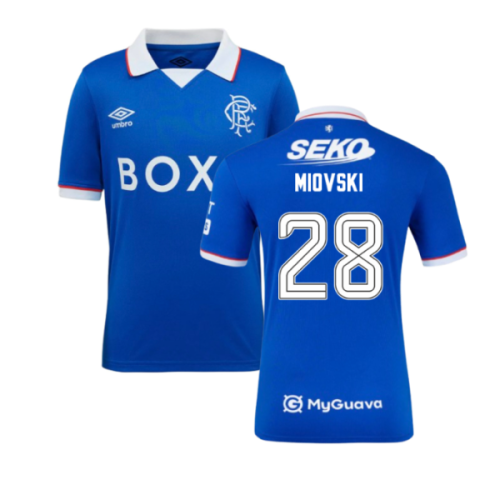 2025-2026 Rangers Home Shirt (Kids) (Miovski 28)