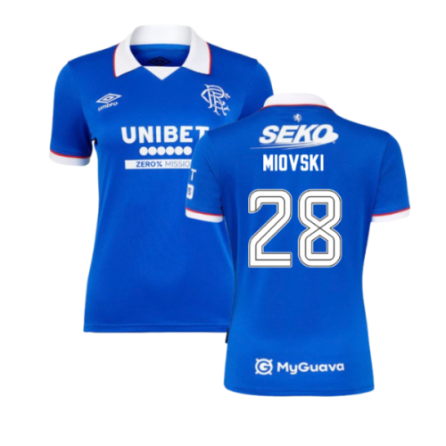 2025-2026 Rangers Home Shirt - Womens (Miovski 28)