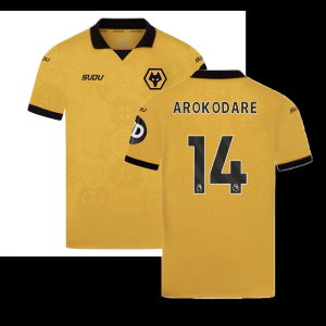 2025-2026 Wolves Home Shirt (Kids) (Arokodare 14)