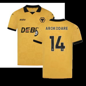2025-2026 Wolves Home Shirt (Arokodare 14)