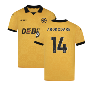 2025-2026 Wolves Home Shirt (Arokodare 14)