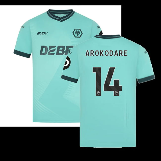 2025-2026 Wolves Away Shirt (Arokodare 14)