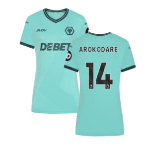 2025-2026 Wolves Away Shirt (Womens) (Arokodare 14)