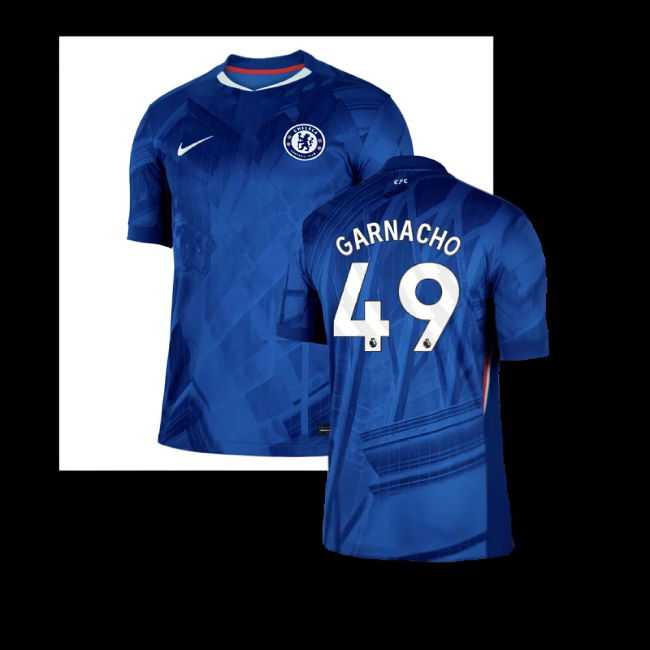 2025-2026 Chelsea Home Shirt (Garnacho 49)