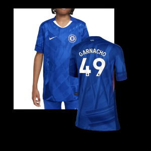 2025-2026 Chelsea Home Shirt (Kids) (Garnacho 49)