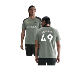 2025-2026 Chelsea Strike Training Shirt (Jade Green) (Garnacho 49)