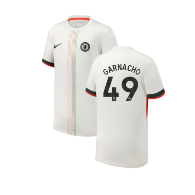 2025-2026 Chelsea Away Shirt (Kids) (Garnacho 49)