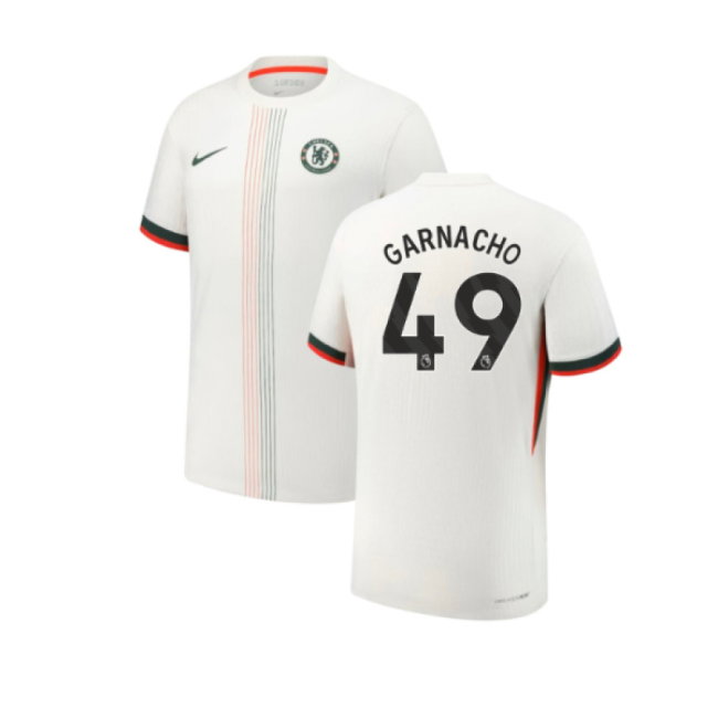 2025-2026 Chelsea Authentic Dri-Fit ADV Away Shirt (Garnacho 49)