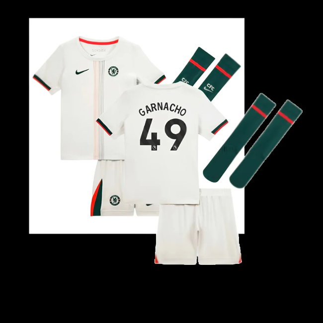 2025-2026 Chelsea Away Mini Kit (Garnacho 49)