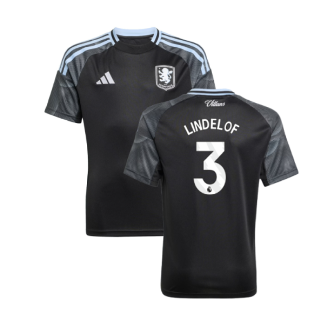 2025-2026 Aston Villa Away Shirt (Kids) (Lindelof 3)