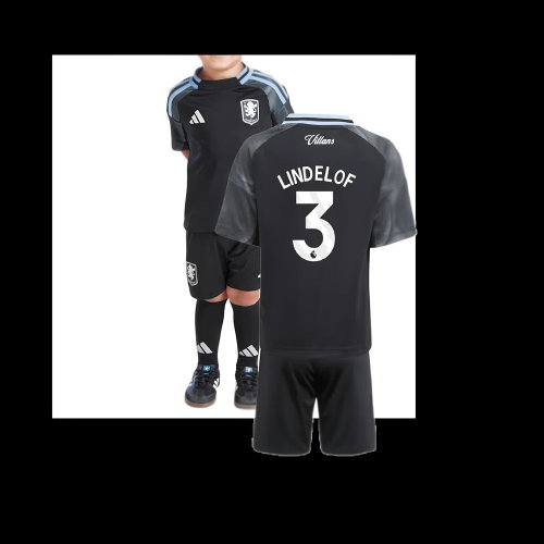 2025-2026 Aston Villa Away Mini Kit (Lindelof 3)
