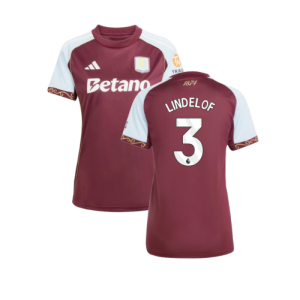 2025-2026 Aston Villa Home Shirt (Womens) (Lindelof 3)