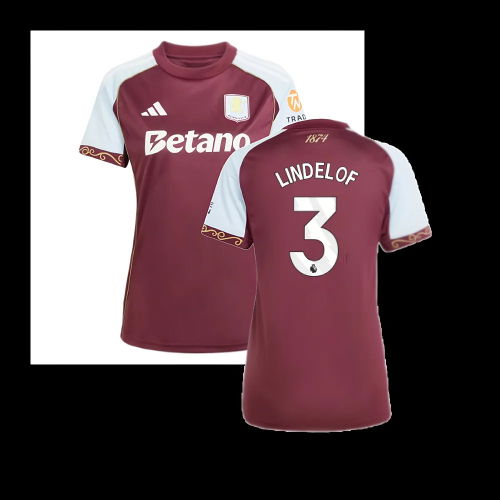 2025-2026 Aston Villa Home Shirt (Womens) (Lindelof 3)