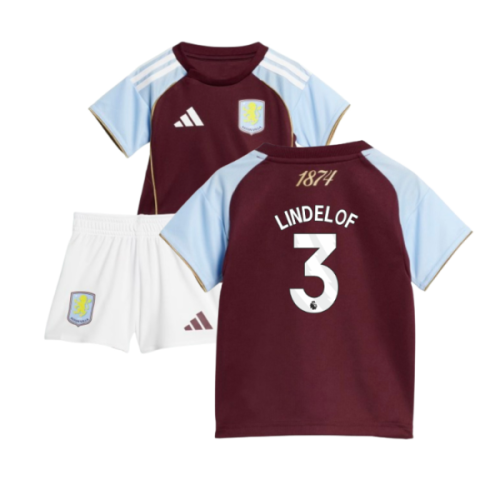 2025-2026 Aston Villa Home Baby Kit (Lindelof 3)