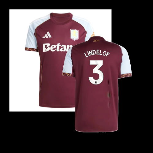2025-2026 Aston Villa Home Shirt (Lindelof 3)