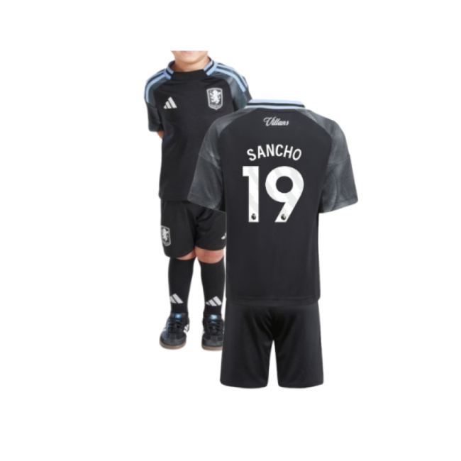 2025-2026 Aston Villa Away Mini Kit (Sancho 19)