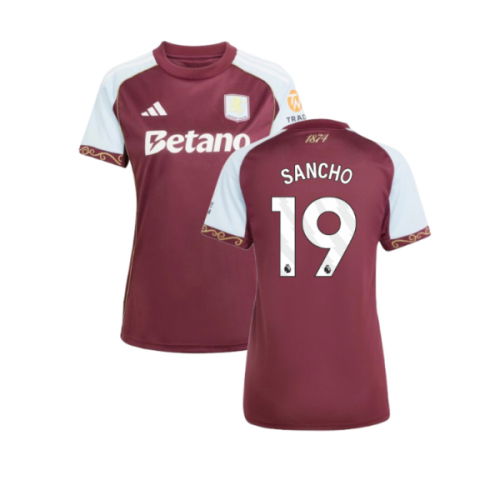 2025-2026 Aston Villa Home Shirt (Womens) (Sancho 19)