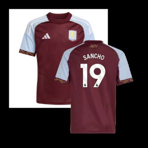 2025-2026 Aston Villa Home Shirt (Kids) (Sancho 19)