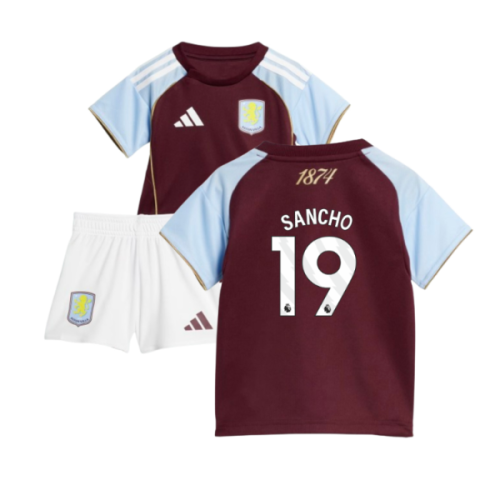 2025-2026 Aston Villa Home Baby Kit (Sancho 19)