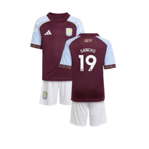 2025-2026 Aston Villa Home Mini Kit (Sancho 19)