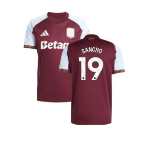 2025-2026 Aston Villa Home Shirt (Sancho 19)