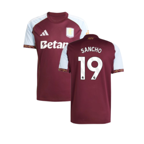 2025-2026 Aston Villa Home Shirt (Sancho 19)