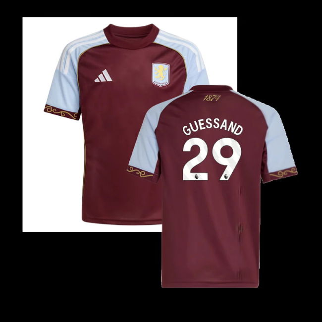 2025-2026 Aston Villa Home Shirt (Kids) (Guessand 29)