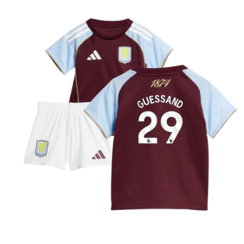2025-2026 Aston Villa Home Baby Kit (Guessand 29)