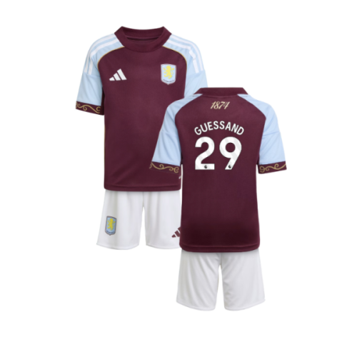 2025-2026 Aston Villa Home Mini Kit (Guessand 29)