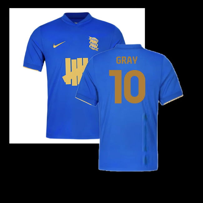 2025-2026 Birmingham City Home Shirt (Gray 10)