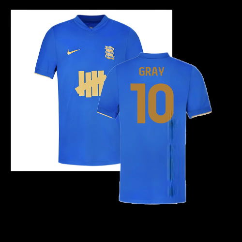 2025-2026 Birmingham City Home Shirt (Kids) (Gray 10)