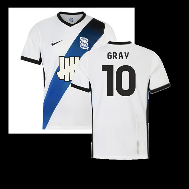 2025-2026 Birmingham City Away Shirt (Gray 10)