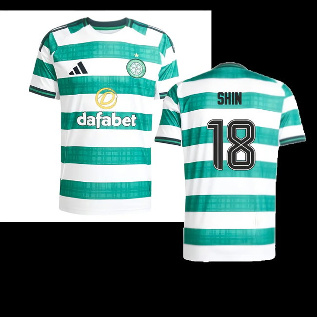2025-2026 Celtic Home Shirt (Shin 18)