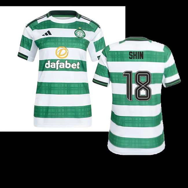 2025-2026 Celtic Home Shirt (Womens) (Shin 18)