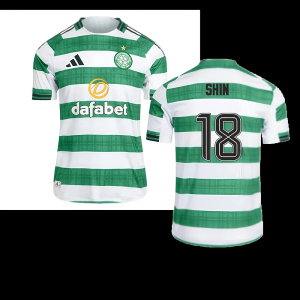 2025-2026 Celtic Authentic Home Shirt (Shin 18)