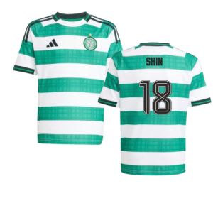 2025-2026 Celtic Home Shirt - Kids (Shin 18)